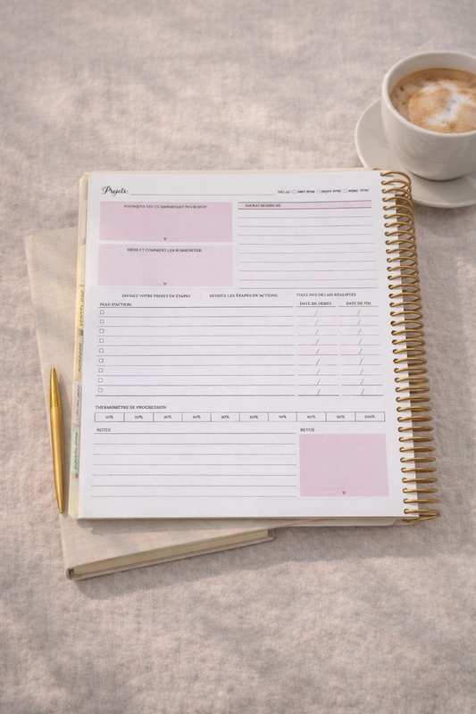 Planner Classique ( Marbre Rosé Gold )