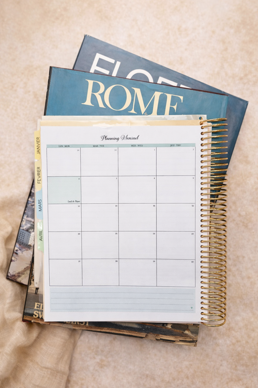 Planner Classique ( Marbre Bleu )